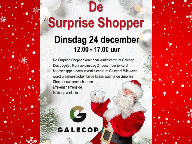 Surprise Shopper kersteditie!